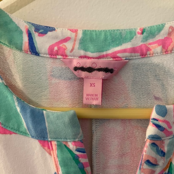 Lilly Pulitzer Estrada Out to Sea Flat French Terry Shift - Picture 6 of 6